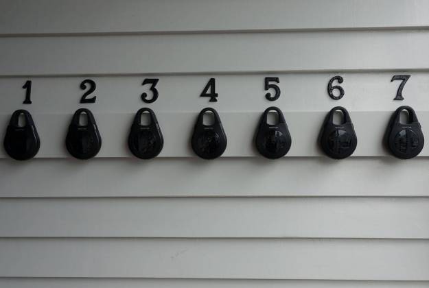 Lockboxes at The Vicarage Geraldine luxury hotel accommodation