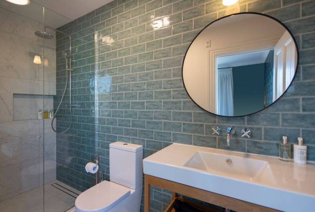 Ensuite bathroom at The Vicarage Geraldine luxury hotel accommodation