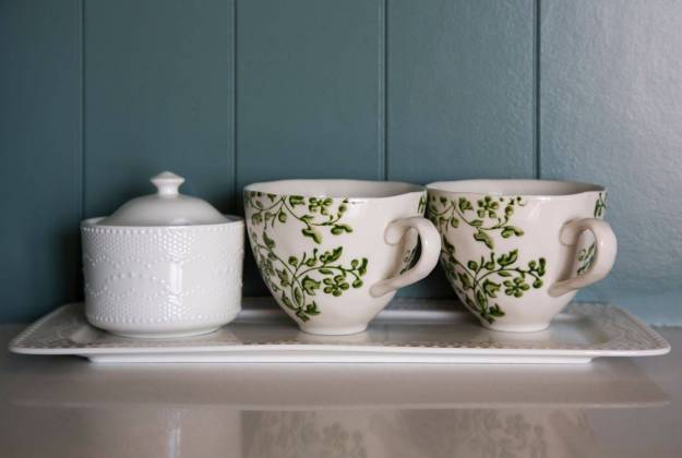 Teacups at The Vicarage Geraldine luxury hotel accommodation